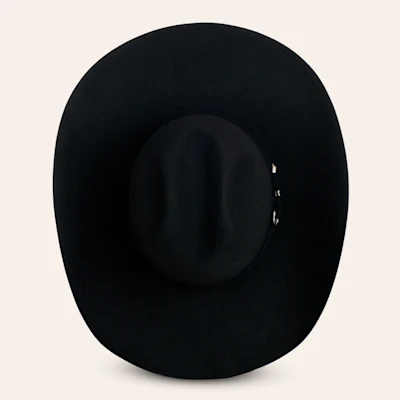 Cavender's Cowboy Collection Black 6X Felt Cowboy Hat