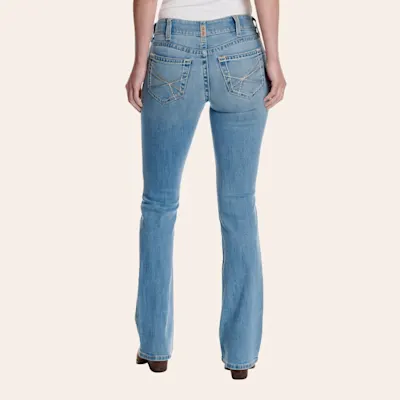 Ariat R.E.A.L. Women's Alina Petaluma Light Wash Bootcut Jeans - Plus Sizes