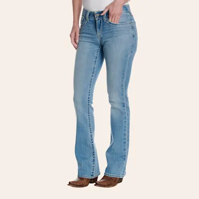 Ariat R.E.A.L. Women's Alina Petaluma Light Wash Bootcut Jeans - Plus Sizes 3 Ariat R.E.A.L. Women's Alina Petaluma Light Wash Bootcut Jeans - Plus Sizes