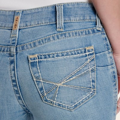 Ariat R.E.A.L. Women's Alina Petaluma Light Wash Bootcut Jeans - Plus Sizes 4 Ariat R.E.A.L. Women's Alina Petaluma Light Wash Bootcut Jeans - Plus Sizes