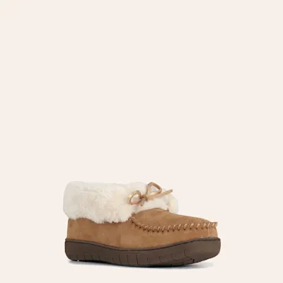 Ariat Women's Tan Suede Moccasin Slipper