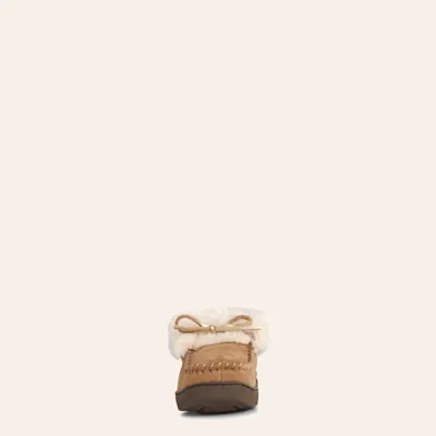 Ariat Women's Tan Suede Moccasin Slipper