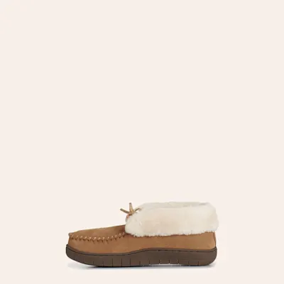 Ariat Women's Tan Suede Moccasin Slipper