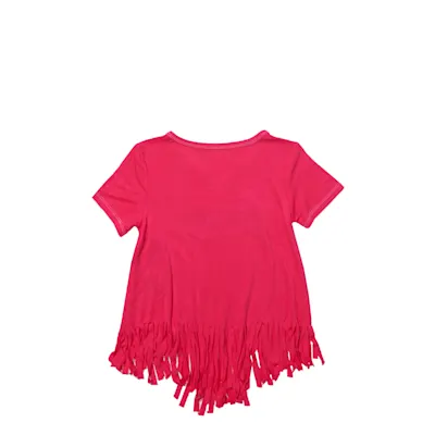 Cowgirl Hardware Pink Berry Cowgirl Fringed Top