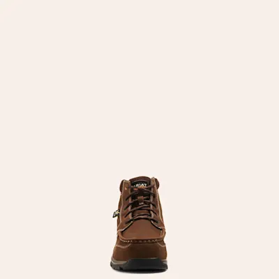 Ariat Men's Edge LTE Dark Brown Chukka MetGuard Round Composite Toe Lace Up Work Boot