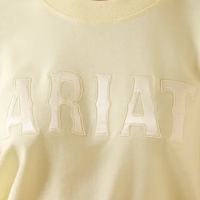 Ariat Women's Essential Pear Sorbet Logo Embroidered Sweatshirt