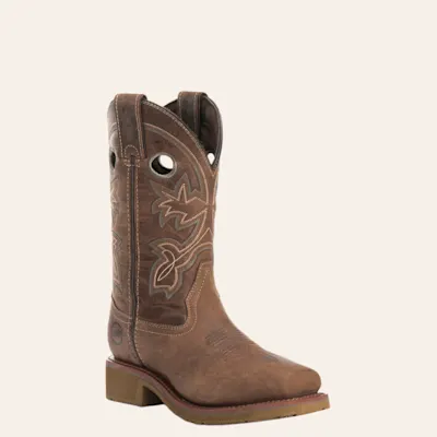 Double H Women's Haddie Chestnut Square Composite Toe Work Boot