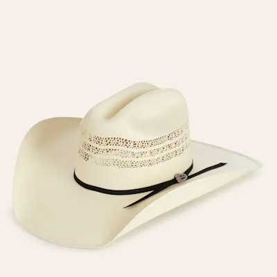 Justin Mason Natural Vented Straw Cowboy Hat