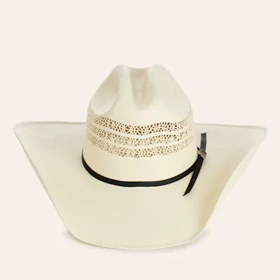 Justin Mason Natural Vented Straw Cowboy Hat