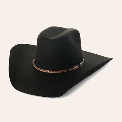 Cavender's 3X Black Premium Wool Cowboy Hat