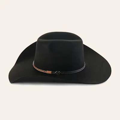 Cavender's 3X Black Premium Wool Cowboy Hat