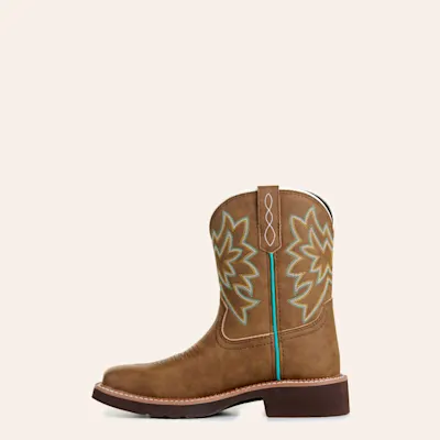 Justin Women's Sunny Chocolate Gypsy Wide Square Toe Cowboy Boots 3 Justin Women's Sunny Chocolate Gypsy Wide Square Toe Cowboy Boots