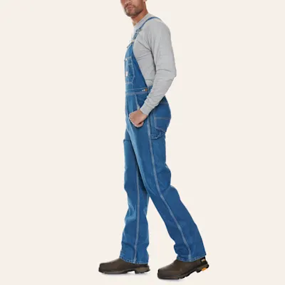 Round House Stonewash Denim Overalls