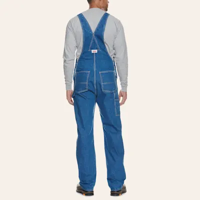 Round House Stonewash Denim Overalls