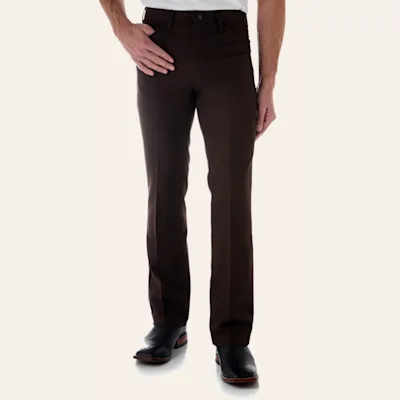 Wrangler Wrancher Men's Brown Dress Pants 2 Wrangler Wrancher Men's Brown Dress Pants
