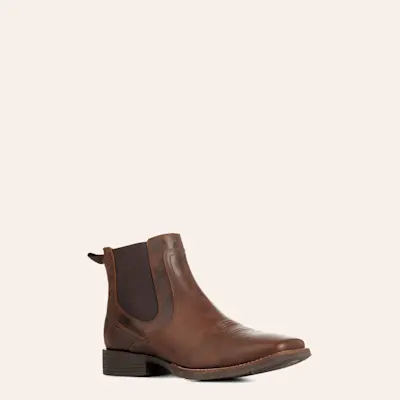 Roper Men's Brown Wide Square Toe Chelsea Boots
