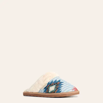 Blazin Roxx Women's Multicolored Aztec Print Slippers