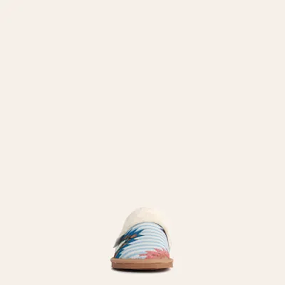 Blazin Roxx Women's Multicolored Aztec Print Slippers