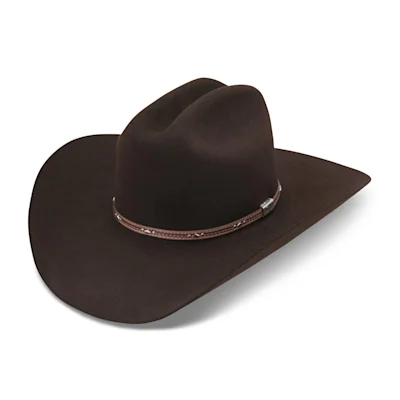 Resistol 6X George Strait Kingman Chocolate Felt Cowboy Hat