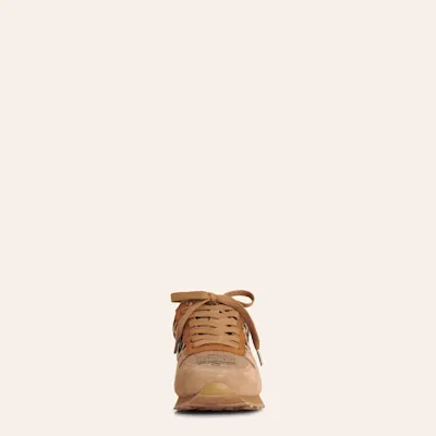 Roper Women's Giddyup Jogger Tan & Leopard Print Casual Shoes