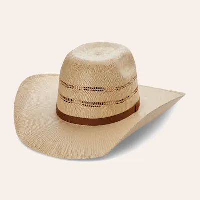 Twister Youth Two Toned Brick Straw Hat