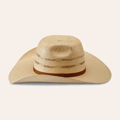 Twister Youth Two Toned Brick Straw Hat