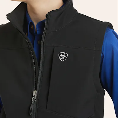 Ariat Youth Vernon Black Bonded Vest