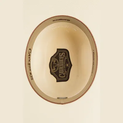 Cavender's Natural Bangora Vented Crown Straw Cowboy Hat