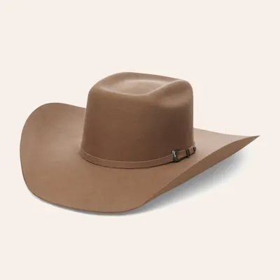 Cavender's 3X Pecan Bull Rider Crown Wool Cowboy Hat