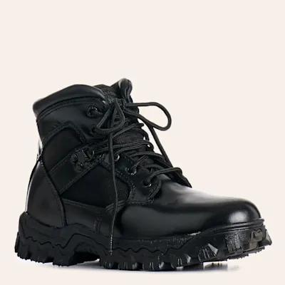 Rocky Women's Alpha Force Black Round Toe Work Boots