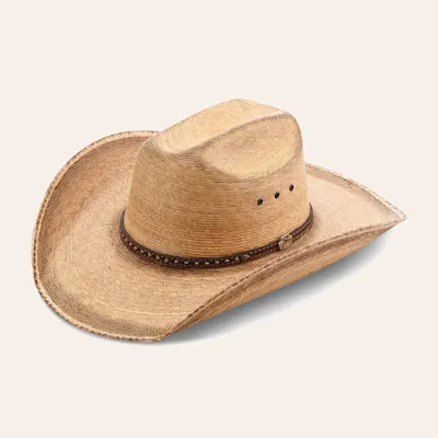 Cavender's Toast Palm Ponderosa Palm Leaf Cowboy Hat