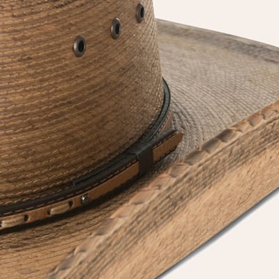 Cavender's Toast Palm Ponderosa Palm Leaf Cowboy Hat