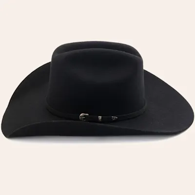 Twister Youth Dallas Black Wool Cowboy Hat