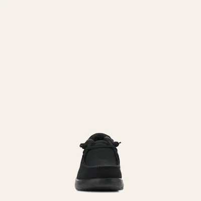 Ariat Men's Hilo Black Canvas Moc Toe Lace Up Casual Shoe