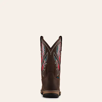 Ariat Women's Anthem Dark Chocolate with Serape VentTEK Waterproof Wide Square Composite Toe Work Boot 5 Ariat Women's Anthem Dark Chocolate with Serape VentTEK Waterproof Wide Square Composite Toe Work Boot