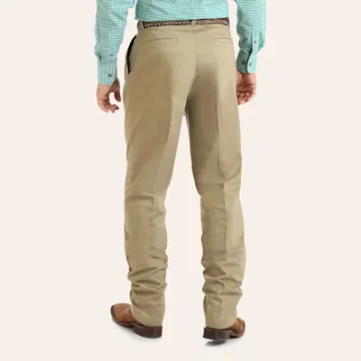 Wrangler Men's Khaki Pleated Front Relaxed Fit Wrinkle Resistant Casual Pants 3 Wrangler Men's Khaki Pleated Front Relaxed Fit Wrinkle Resistant Casual Pants