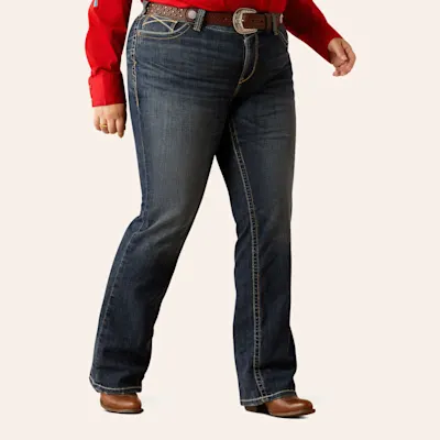 Ariat Women's Lilla Dark Wash Bootcut Jeans - Plus Sizes