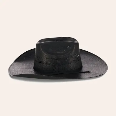 Twister Youth Black Bangora Straw Hat
