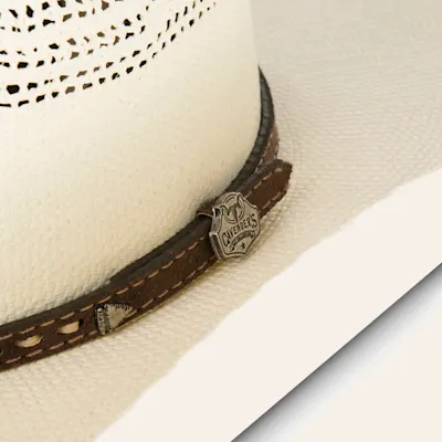 Cavender's Collection Bangora Ivory Cattleman Crown Cowboy Hat