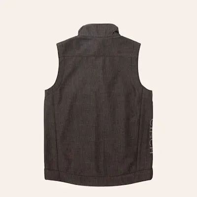 Cinch Boys Brown Herringbone Bonded Vest