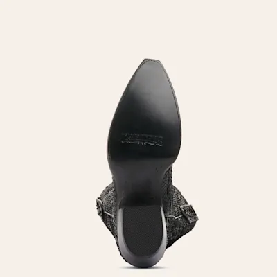 Cavender’s Women’s Python Black Exotic Snip Toe Western Boots 6 Cavender’s Women’s Python Black Exotic Snip Toe Western Boots