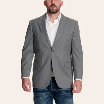 Red Sky Men's Prescott Gray Western Blazer