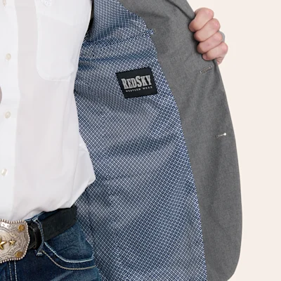 Red Sky Men's Prescott Gray Western Blazer