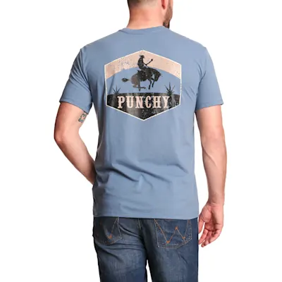Hooey Ranchero Punchy Men's Blue T-Shirt