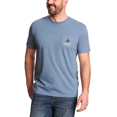Hooey Ranchero Punchy Men's Blue T-Shirt