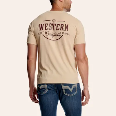 Hooey Men's Western OG Beige Graphic T-Shirt