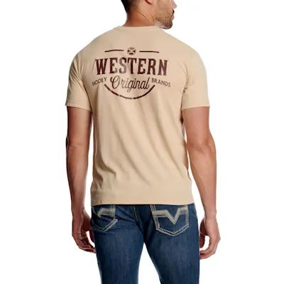 Hooey Men's Western OG Beige Graphic T-Shirt