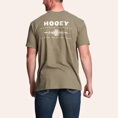 Hooey Men's Light Brown Western Original Graphic T-Shirt