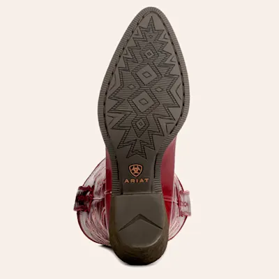 Ariat Women's Dark Sangria Heritage Stretch Fit J Toe Cowboy Boots 6 Ariat Women's Dark Sangria Heritage Stretch Fit J Toe Cowboy Boots