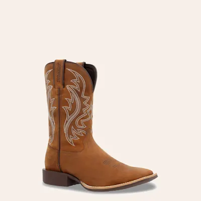 Durango Men's Shyloh Saddie Brown Wide Square Toe Cowboy Boots